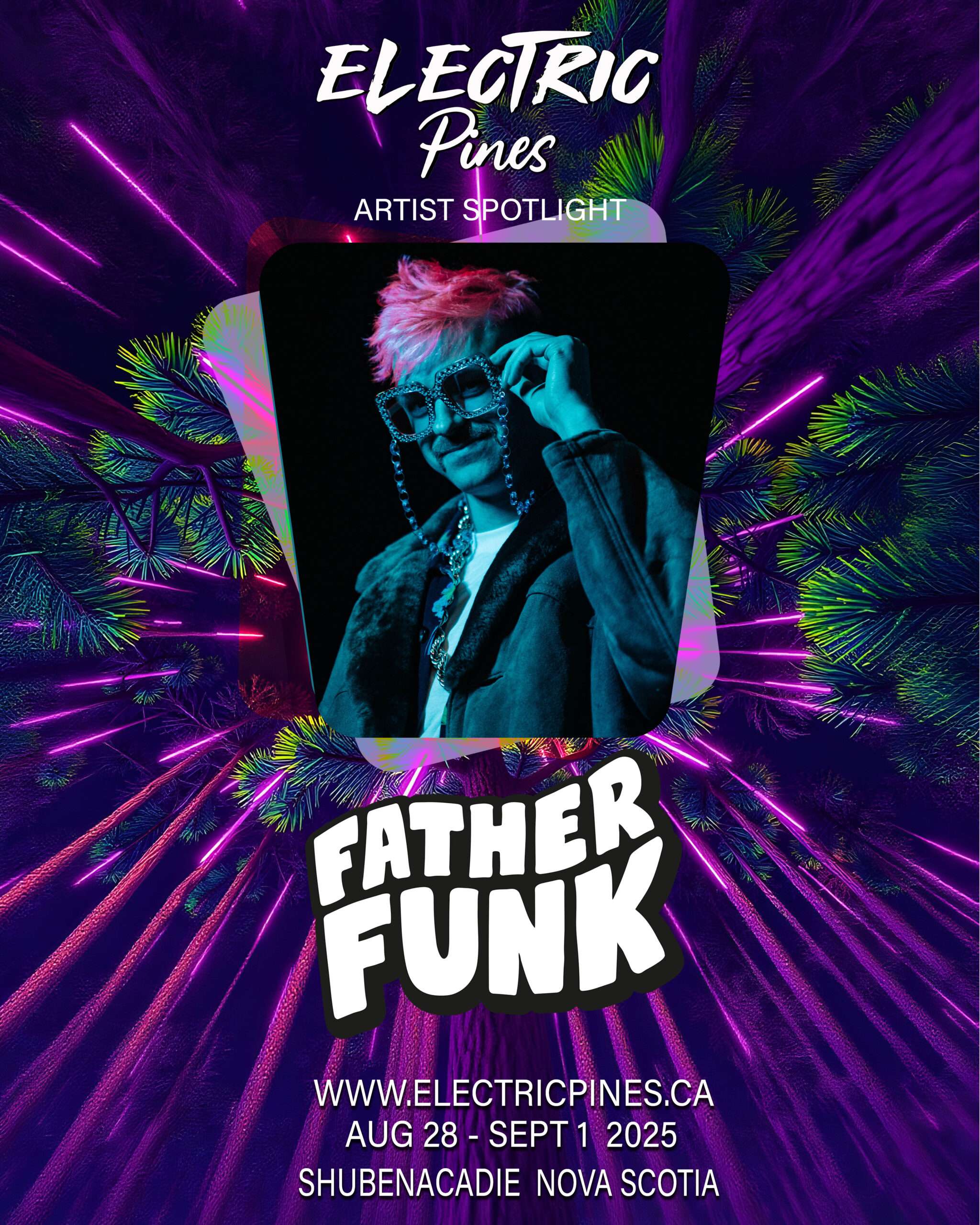 electric pines music festival, electric pines, nova scotia, canada, lineup, artists, electronic, dub, music festival