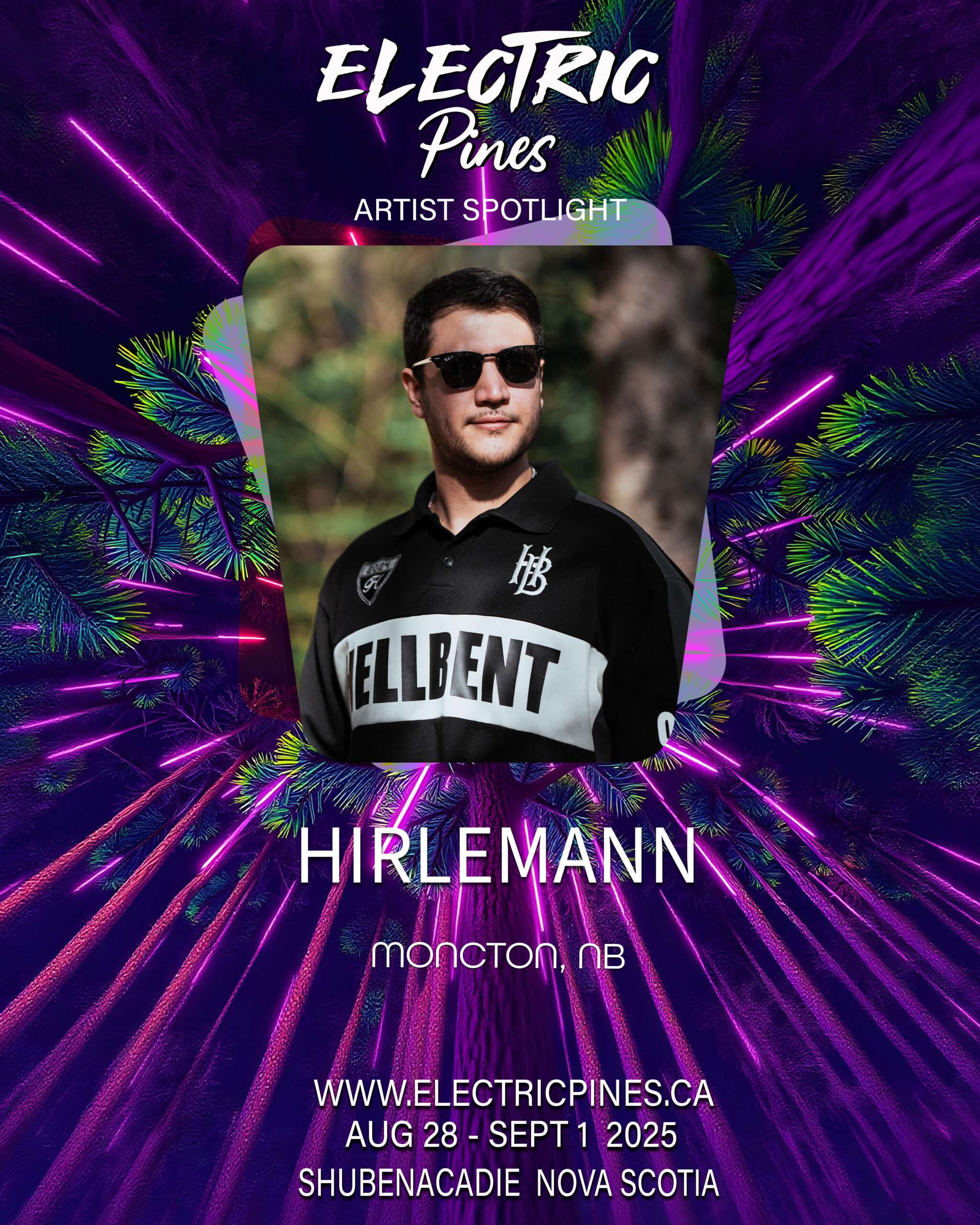 electric pines music festival, electric pines, nova scotia, canada, lineup, artists, electronic, dub, music festival
