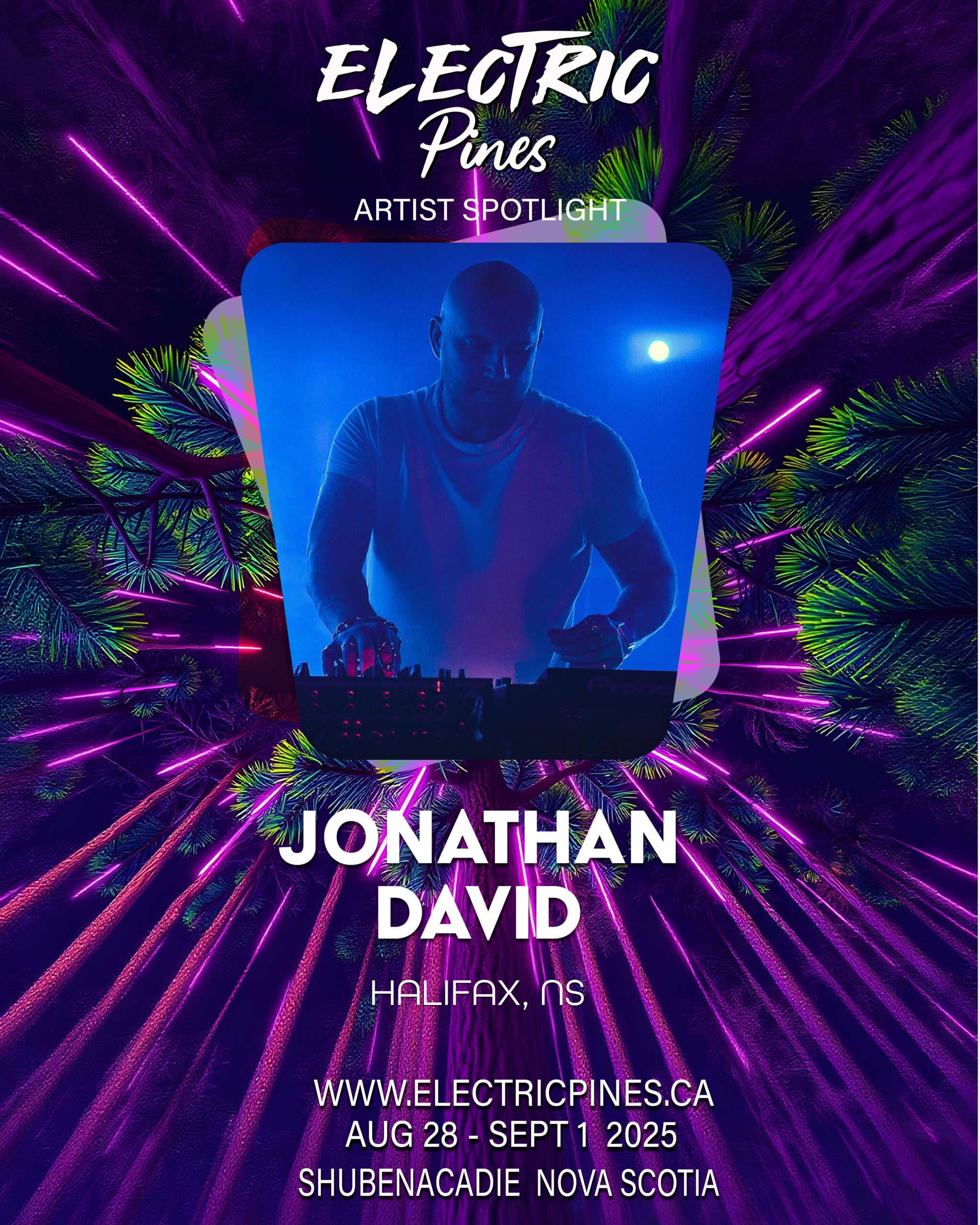 electric pines music festival, electric pines, nova scotia, canada, lineup, artists, electronic, dub, music festival