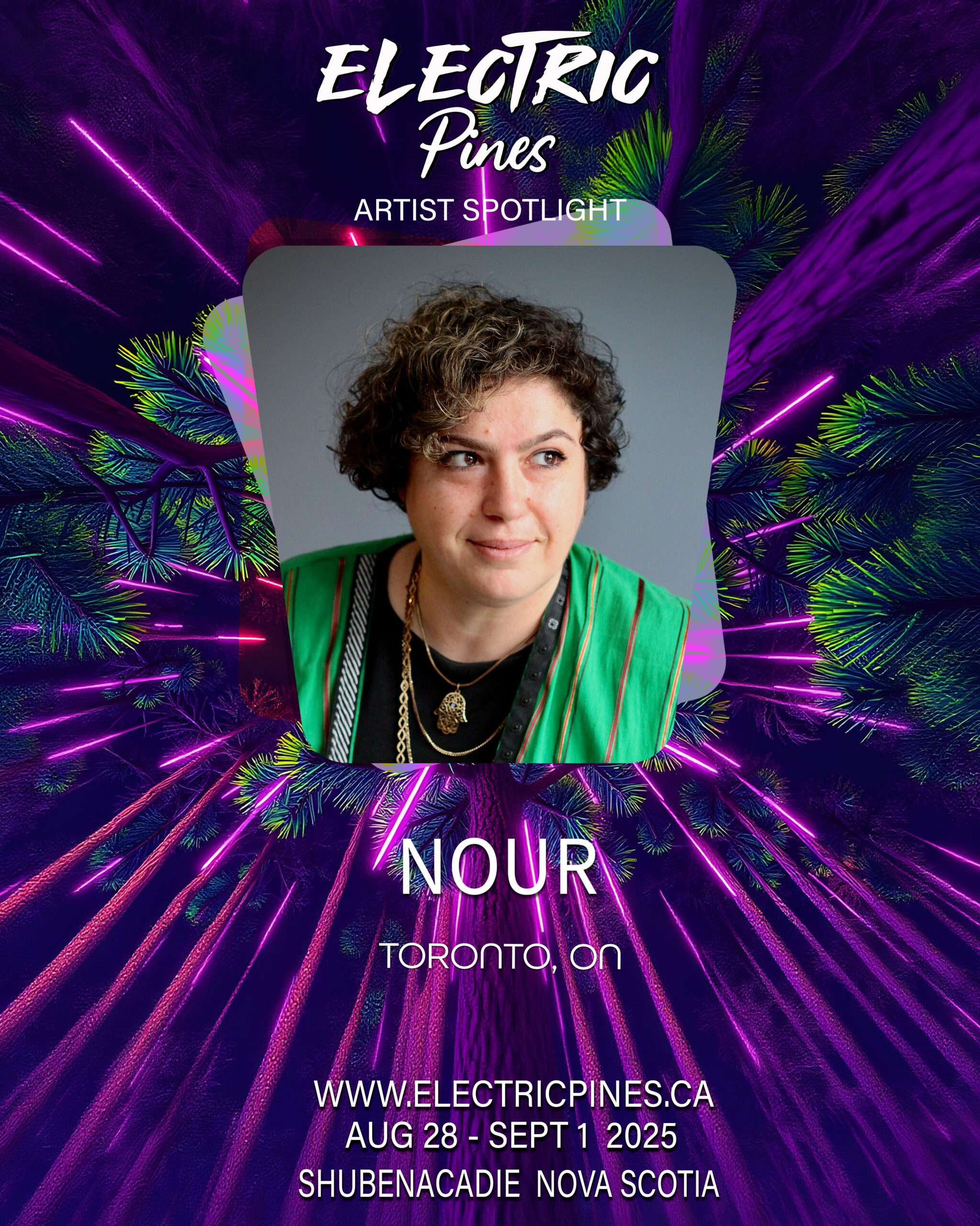 electric pines music festival, electric pines, nova scotia, canada, lineup, artists, electronic, dub, music festival