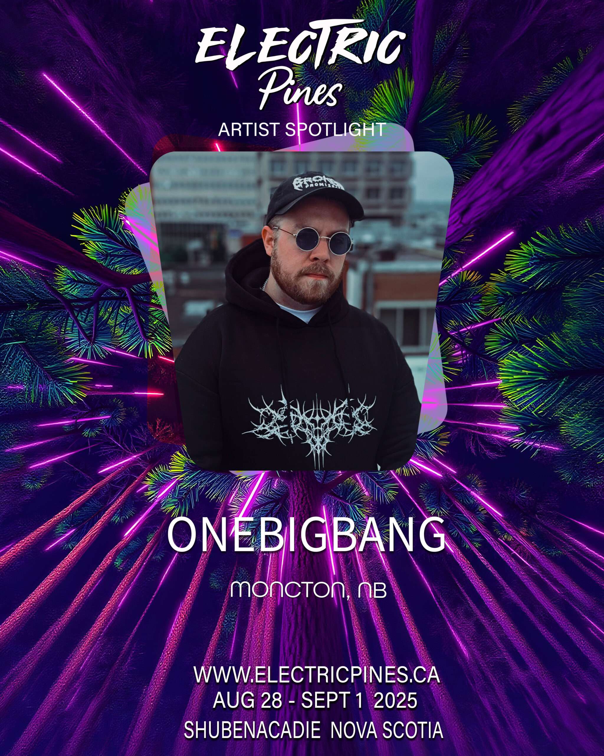 electric pines music festival, electric pines, nova scotia, canada, lineup, artists, electronic, dub, music festival