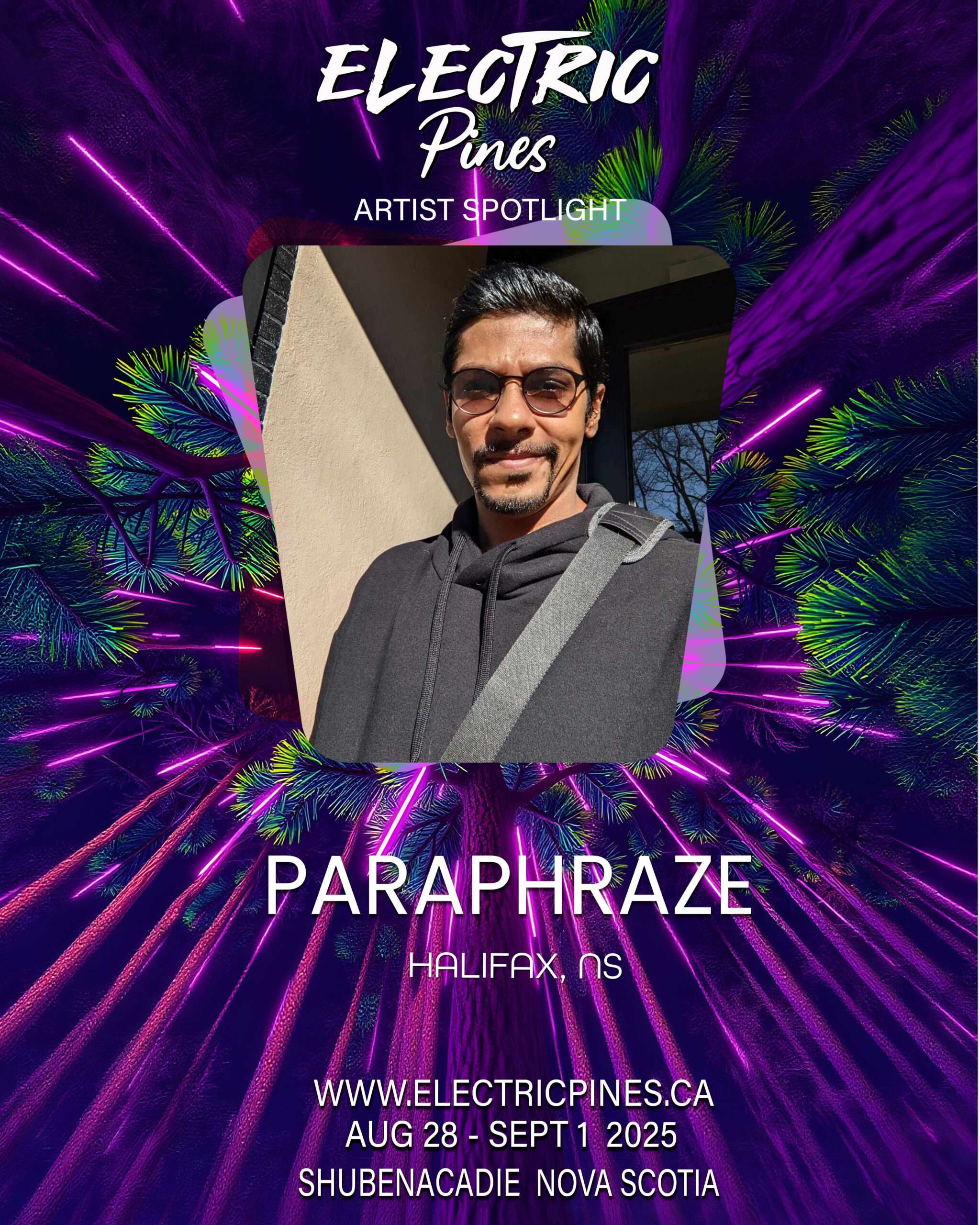 electric pines music festival, electric pines, nova scotia, canada, lineup, artists, electronic, dub, music festival
