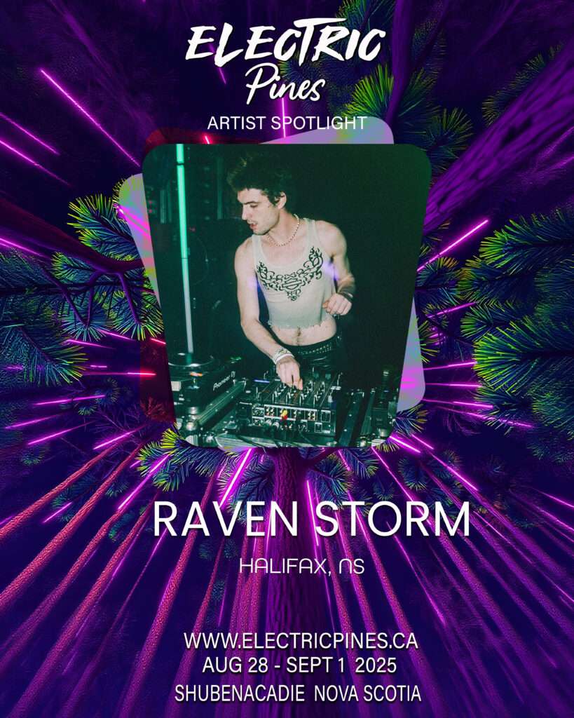 electric pines music festival, electric pines, nova scotia, canada, lineup, artists, electronic, dub, music festival