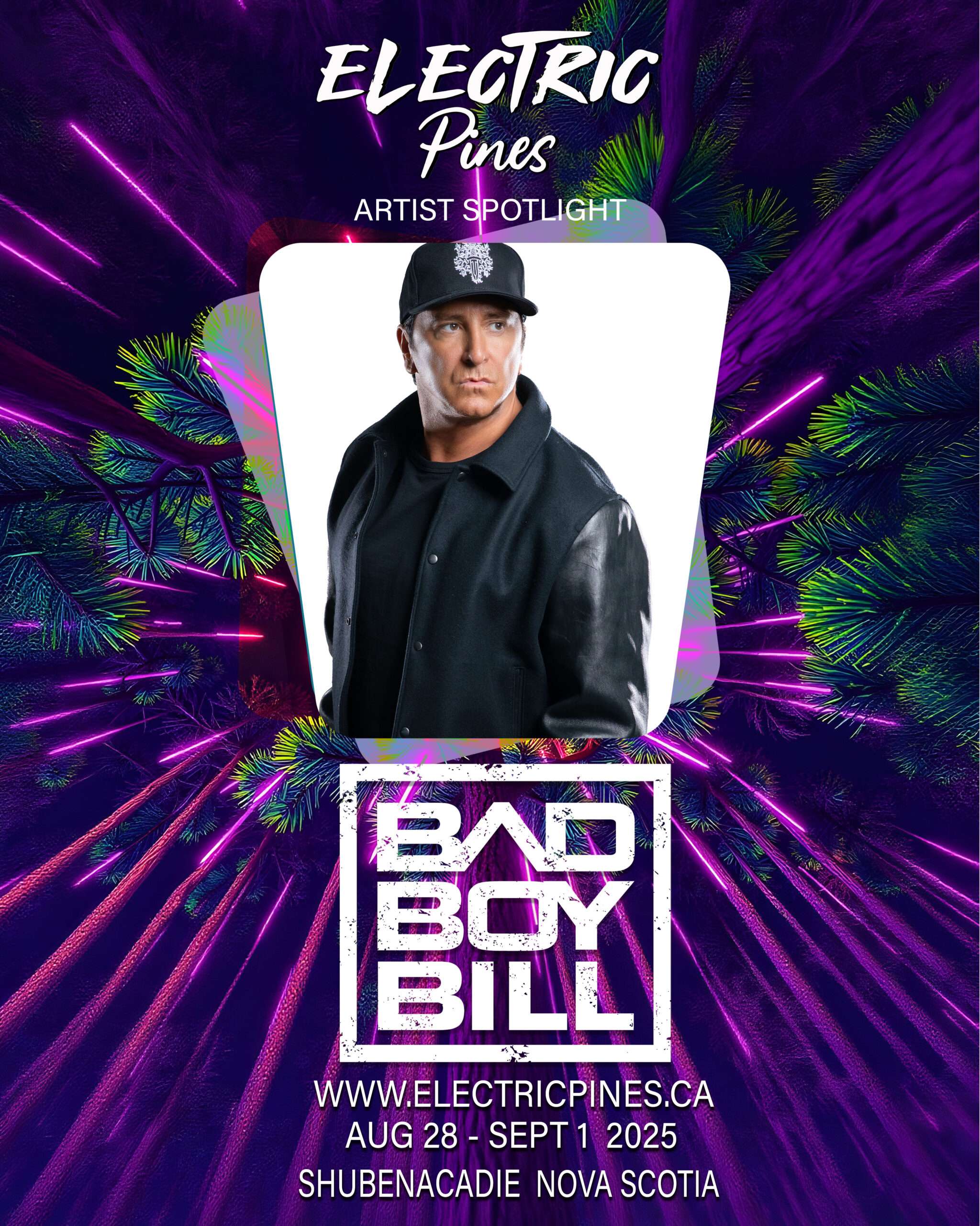 electric pines music festival, electric pines, nova scotia, canada, lineup, artists, electronic, dub, music festival