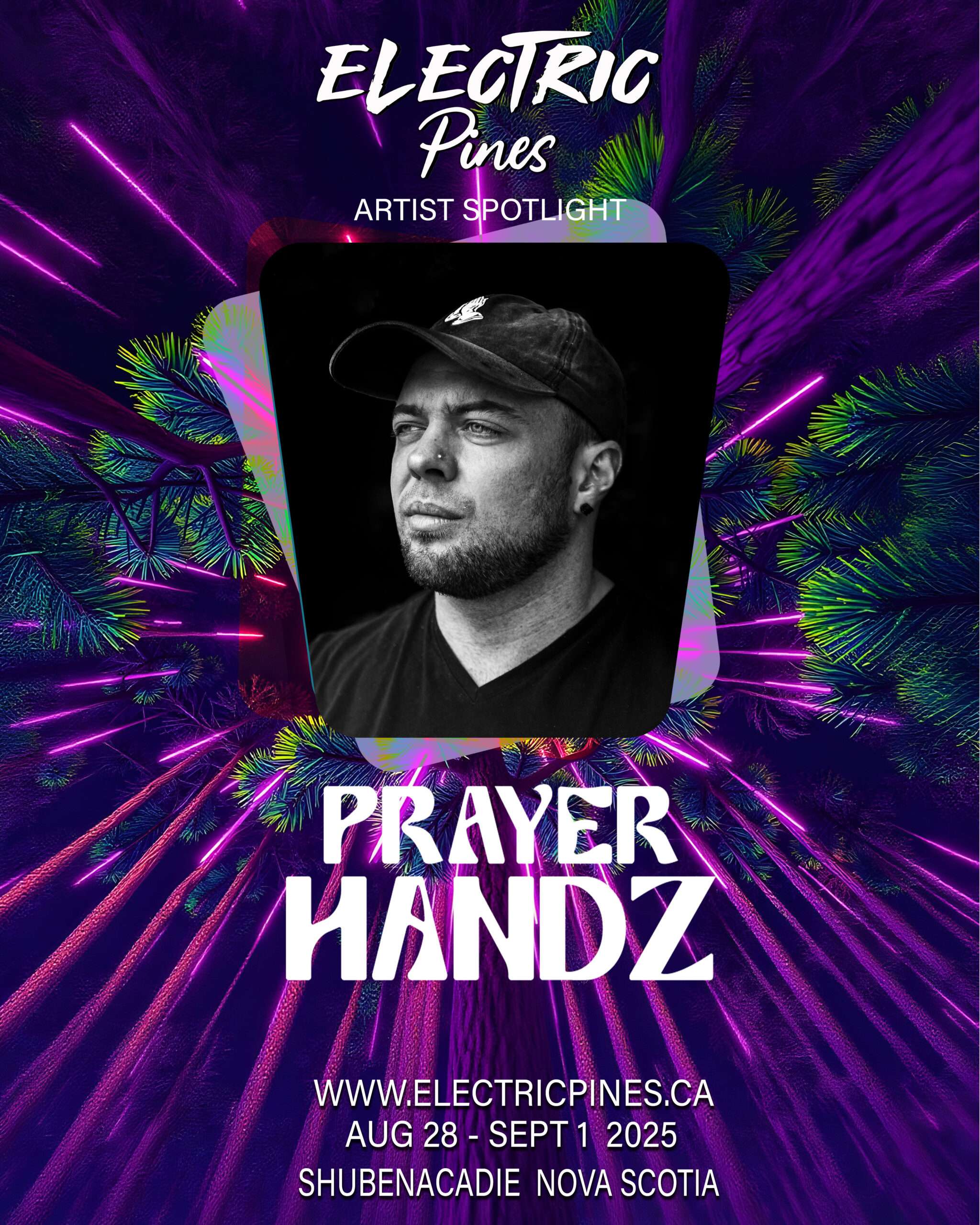 electric pines music festival, electric pines, nova scotia, canada, lineup, artists, electronic, dub, music festival