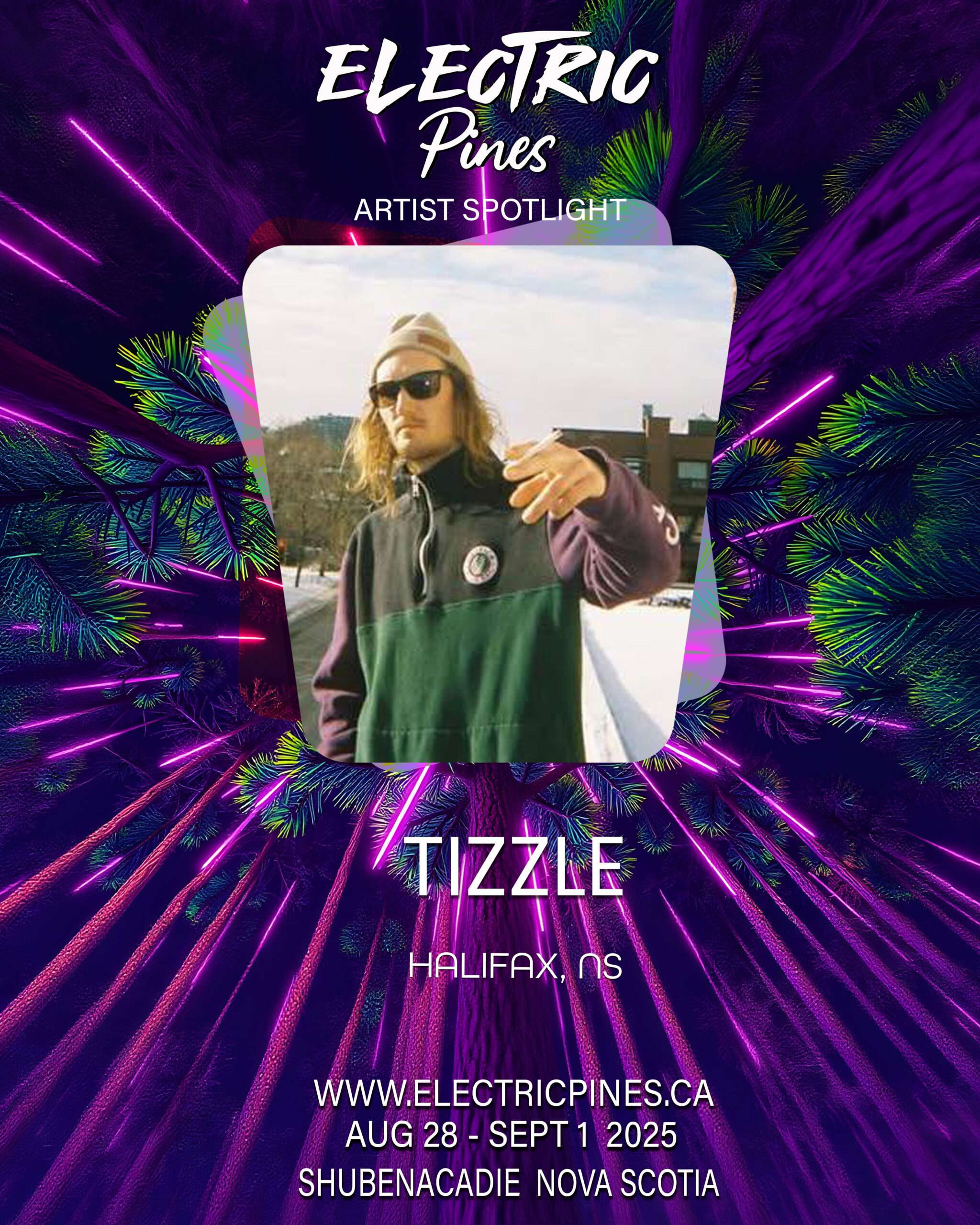 electric pines music festival, electric pines, nova scotia, canada, lineup, artists, electronic, dub, music festival